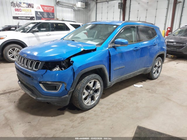 44490680 :رقم المزاد ، 3C4NJDCBXLT147926 vin ، 2020 Jeep Compass Limited 4x4 مزاد بيع