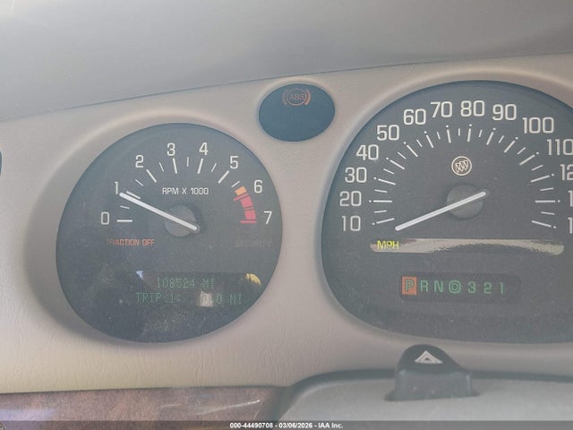 44490708 :رقم المزاد ، 1G4HR54K93U138758 vin ، 2003 Buick Lesabre Limited مزاد بيع