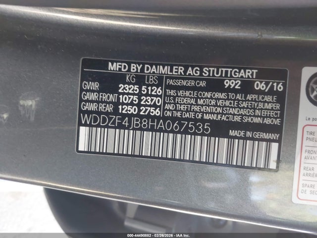 2017 MERCEDES-BENZ E 300 WDDZF4JB8HA067535 Photo 8