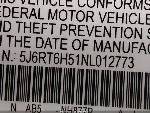 Honda Cr-v Hybrid Ex 2022 5J6RT6H51NL012773 Image 9