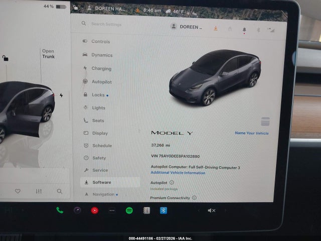 7SAYGDEE8PA102880 Tesla Model Y Awd/long Range Dual Motor All-wheel Drive