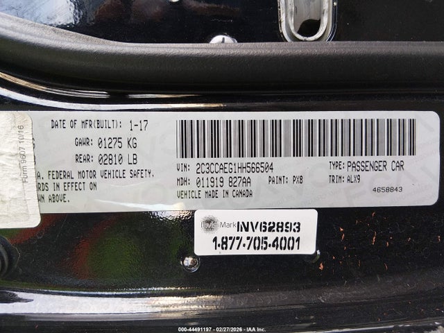 2017 CHRYSLER 300C 2C3CCAEG1HH566504 Photo 8