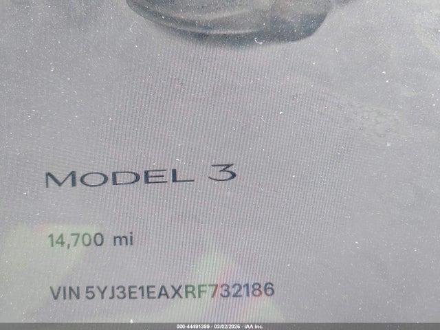 2024 TESLA MODEL 3 5YJ3E1EAXRF732186 Photo 6