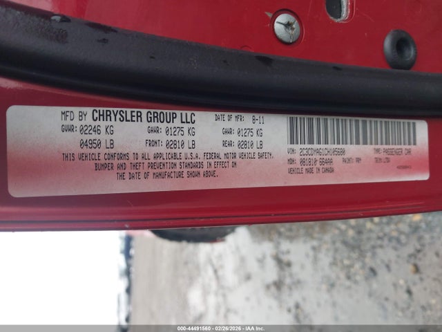 Продаж на аукціоні авто 2012 Dodge Challenger Sxt, vin: 2C3CDYAG1CH105680, номер лоту: 44491560