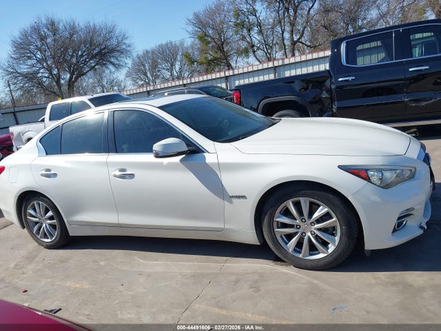 2014 Infiniti Q50 Hybrid Premium მანქანა იყიდება აუქციონზე, vin: JN1AV7AP8EM692036, აუქციონის ნომერი: 44491606