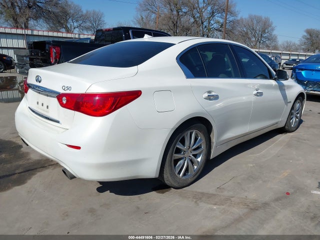 2014 Infiniti Q50 Hybrid Premium მანქანა იყიდება აუქციონზე, vin: JN1AV7AP8EM692036, აუქციონის ნომერი: 44491606