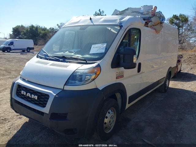 44491676 :رقم المزاد ، 3C6MRVJG5ME558110 vin ، 2021 Ram Promaster 3500 Cargo Van High Roof 159 Wb Ext مزاد بيع