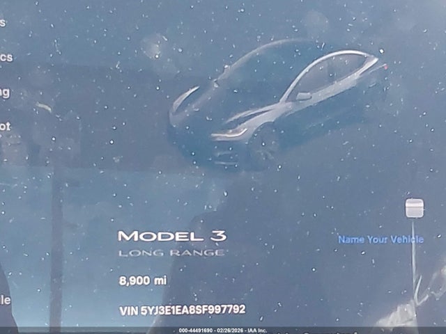 Aukcja sprzedaży 2025 Tesla Model 3 Long Range Rear-wheel Drive/standard Rear-wheel Drive, vin: 5YJ3E1EA8SF997792, numer aukcji: 44491690