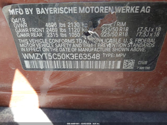 2019 MINI COUNTRYMAN WMZYT5C50K3E63548 Photo 8