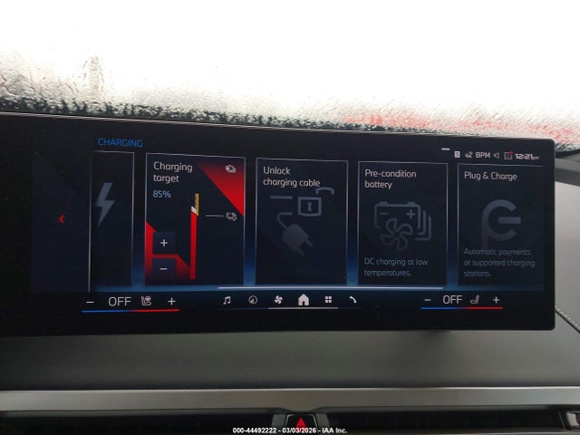 44492222 :رقم المزاد ، WB563CF01TCW08876 vin ، 2026 Bmw Ix M70 مزاد بيع