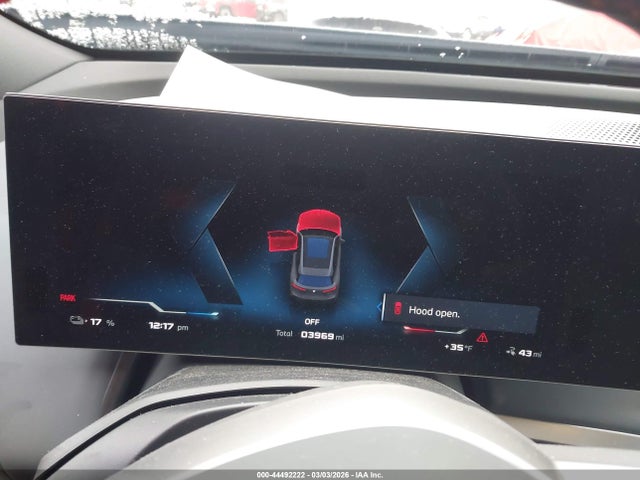 44492222 :رقم المزاد ، WB563CF01TCW08876 vin ، 2026 Bmw Ix M70 مزاد بيع