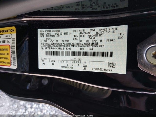 2024 FORD RANGER 1FTER4HHXRLE13309 Photo 8