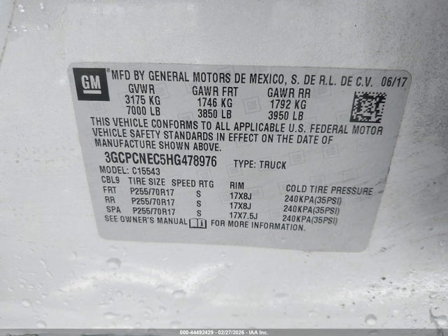 3GCPCNEC5HG478976 Chevrolet Silverado 1500 Ls