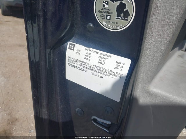 Aukcja sprzedaży 2005 Cadillac Cts Standard, vin: 1G6DM56T050203243, numer aukcji: 44492441