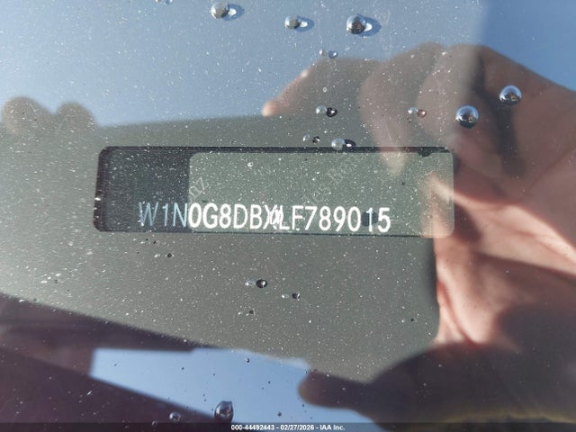 44492443 :رقم المزاد ، W1N0G8DBXLF789015 vin ، 2020 Mercedes-benz Glc 300 مزاد بيع