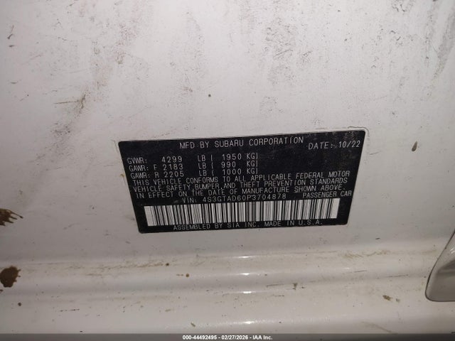 2023 SUBARU IMPREZA 4S3GTAD60P3704878 Photo 8