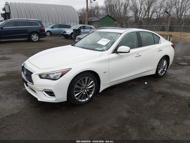 Продажа на аукционе авто 2018 Infiniti Q50 3.0t Luxe, vin: JN1EV7AR4JM610445, номер лота: 44492530