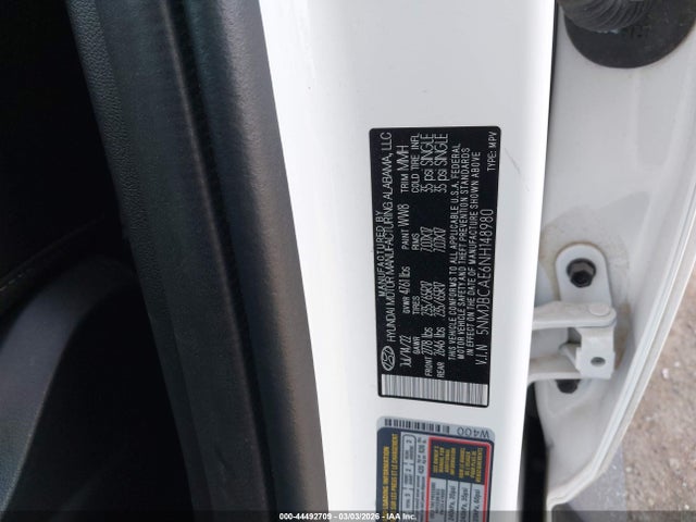 2022 HYUNDAI TUCSON 5NMJBCAE6NH148980 Photo 8
