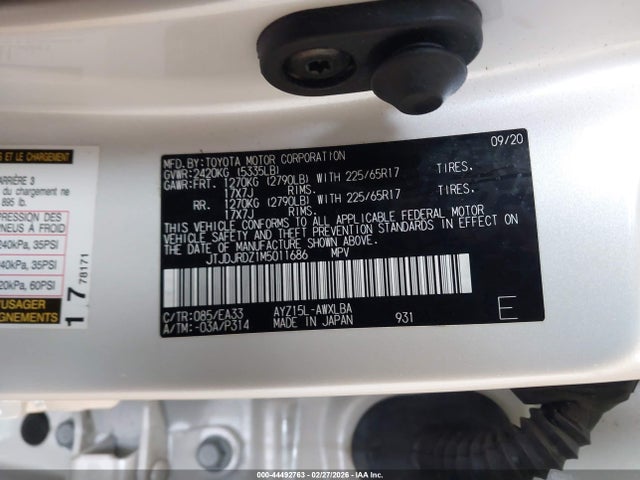 2021 LEXUS NX 300H JTJDJRDZ1M5011686 Photo 8