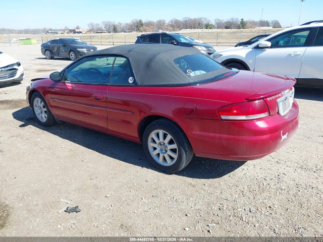 2004 Chrysler Sebring Gtc მანქანა იყიდება აუქციონზე, vin: 1C3EL75R44N360396, აუქციონის ნომერი: 44492785