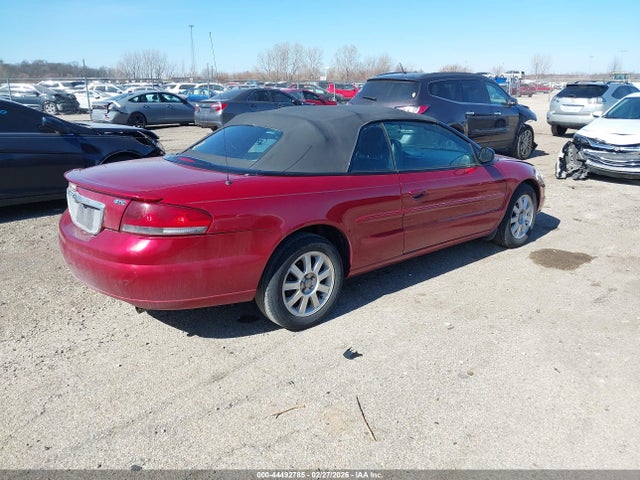 2004 Chrysler Sebring Gtc მანქანა იყიდება აუქციონზე, vin: 1C3EL75R44N360396, აუქციონის ნომერი: 44492785