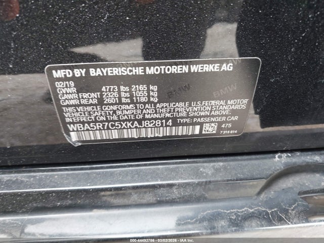 2019 BMW 330I WBA5R7C5XKAJ82814 Photo 8