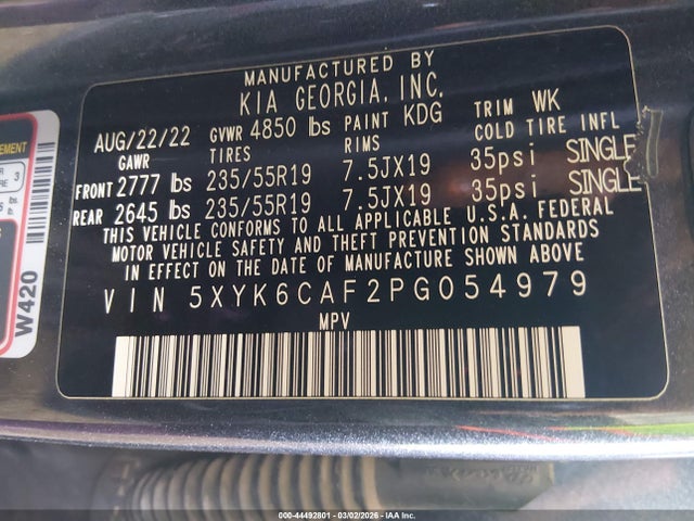 KIA Sportage X-line 2023 5XYK6CAF2PG054979 Image 9