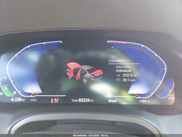 44492860 :رقم المزاد ، 3MW5R7J06M8B60489 vin ، 2021 Bmw 330i Xdrive مزاد بيع