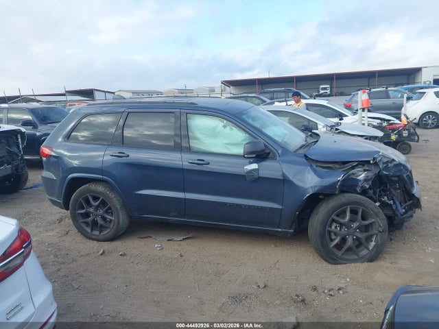 44492926 :رقم المزاد ، 1C4RJFBG3MC748490 vin ، 2021 Jeep Grand Cherokee 80th Anniversary 4x4 مزاد بيع