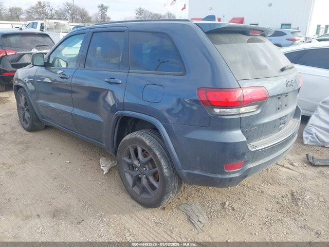 44492926 :رقم المزاد ، 1C4RJFBG3MC748490 vin ، 2021 Jeep Grand Cherokee 80th Anniversary 4x4 مزاد بيع