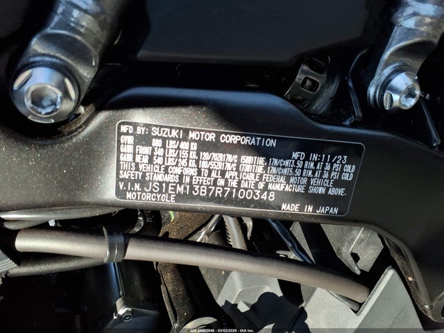 Suzuki Gsx800 F 2024 JS1EM13B7R7100348 Image 10