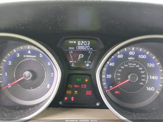 Aukcja sprzedaży 2013 Hyundai Elantra Gls, vin: KMHDH4AE7DU776292, numer aukcji: 44493186