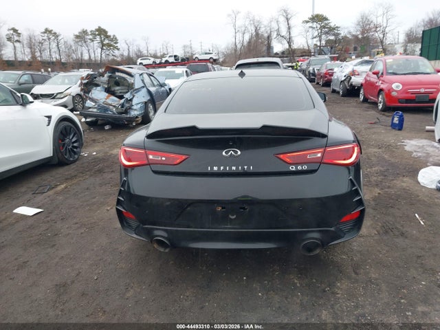 2018 Infiniti Q60 3.0t Luxe მანქანა იყიდება აუქციონზე, vin: JN1EV7EK4JM341764, აუქციონის ნომერი: 44493310