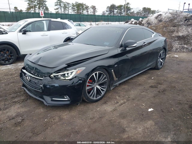 2018 Infiniti Q60 3.0t Luxe მანქანა იყიდება აუქციონზე, vin: JN1EV7EK4JM341764, აუქციონის ნომერი: 44493310