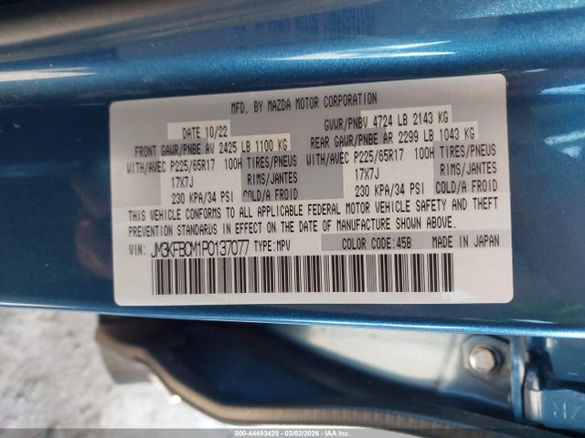 JM3KFBCM1P0137077 Mazda Cx-5 2.5 S Preferred