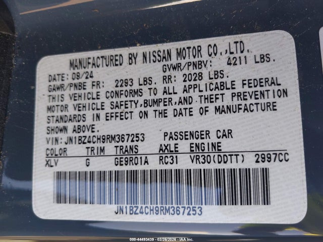 2024 NISSAN Z JN1BZ4CH9RM367253 Photo 8