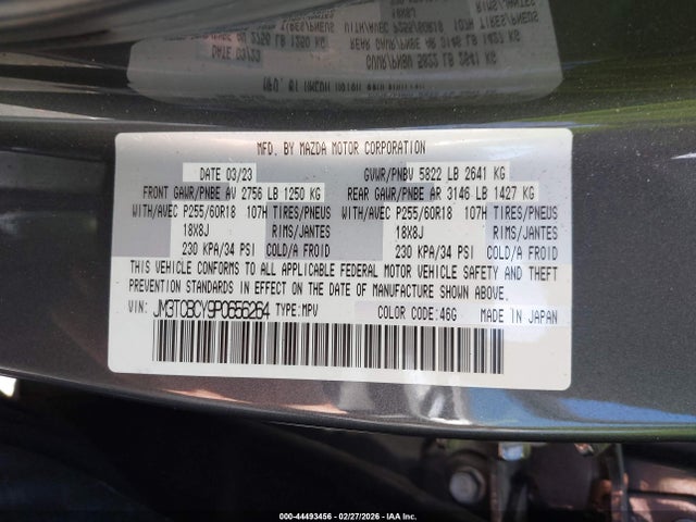 2023 MAZDA CX-9 JM3TCBCY9P0656264 Photo 8