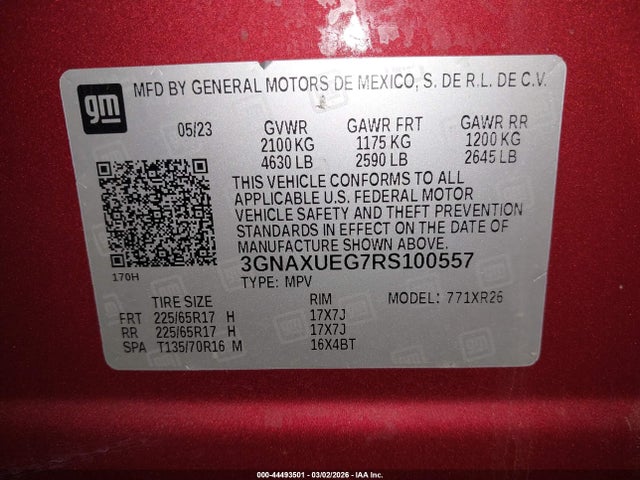 2024 CHEVROLET EQUINOX 3GNAXUEG7RS100557 Photo 8