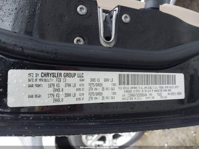 2013 RAM 1500 1C6RR6NT8DS589464 Photo 8