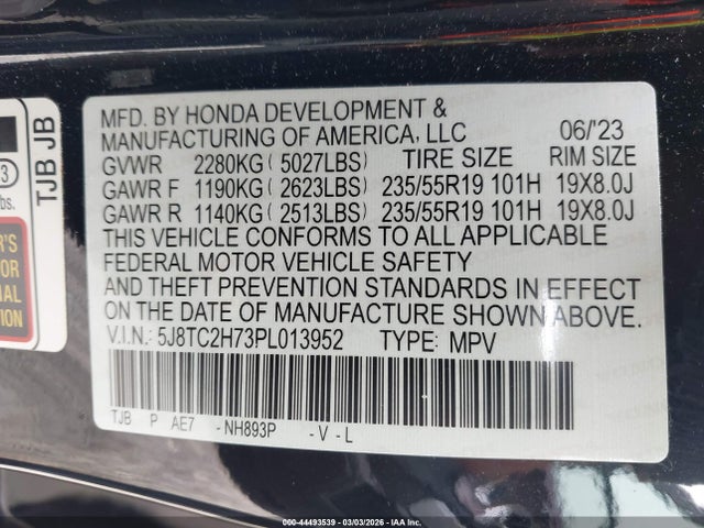 2023 ACURA RDX 5J8TC2H73PL013952 Photo 8
