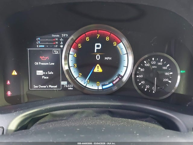 Aukcja sprzedaży 2016 Lexus Gs F, vin: JTHBP1BL5GA000693, numer aukcji: 44493586