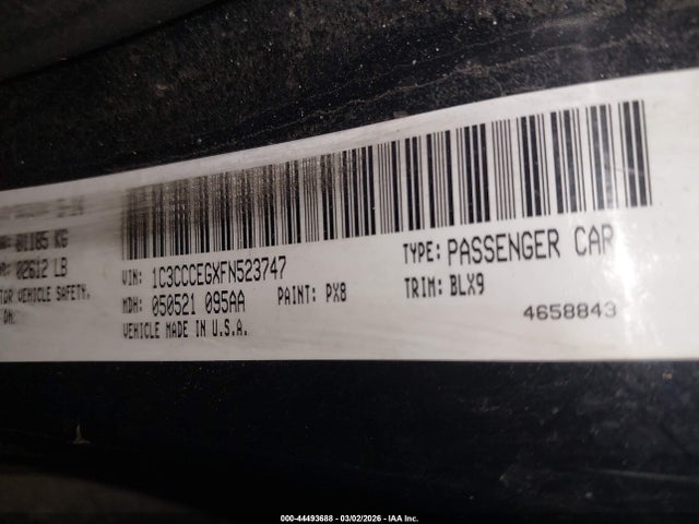 Aukcja sprzedaży 2015 Chrysler 200 C, vin: 1C3CCCEGXFN523747, numer aukcji: 44493688