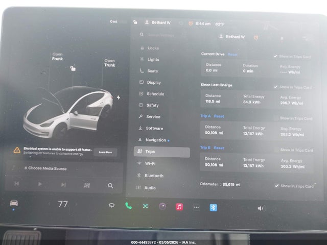 Продаж на аукціоні авто 2021 Tesla Model 3 Long Range Dual Motor All-wheel Drive, vin: 5YJ3E1EB0MF858395, номер лоту: 44493872