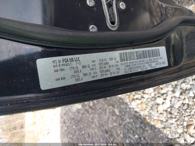 Продажа на аукционе авто 2015 Ram 1500 Laramie, vin: 1C6RR7NT2FS767815, номер лота: 44494046
