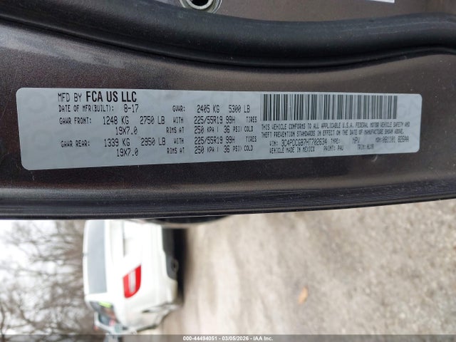 2017 DODGE JOURNEY 3C4PDCGB7HT702634 Photo 8