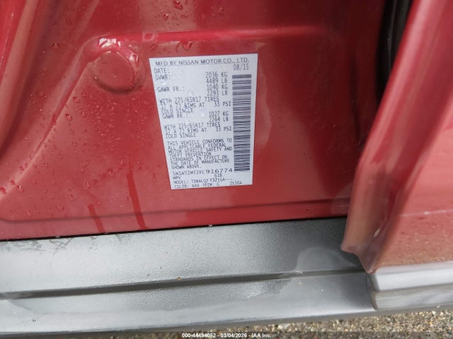 Nissan ROGUE SV 2015 5N1AT2MT2FC916774 Image 9