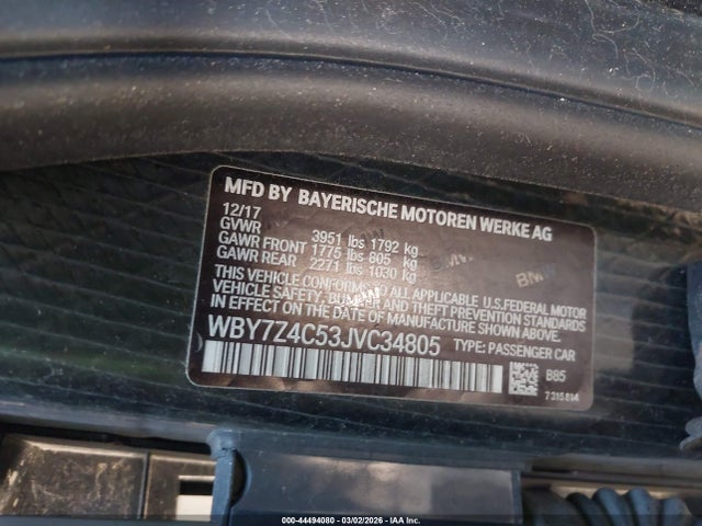 2018 BMW I3 WBY7Z4C53JVC34805 Photo 8