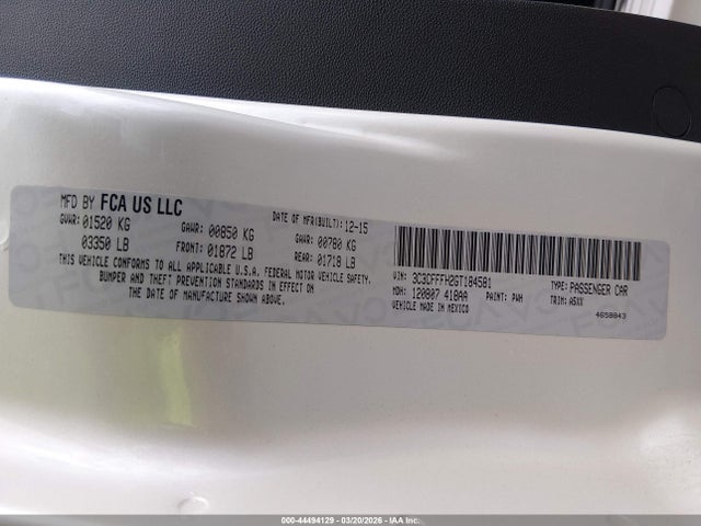 2016 FIAT 500 3C3CFFFH2GT184581 Photo 8