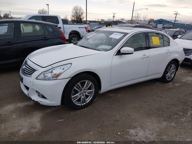 2012 Infiniti G25x მანქანა იყიდება აუქციონზე, vin: JN1DV6AR0CM860810, აუქციონის ნომერი: 44494152