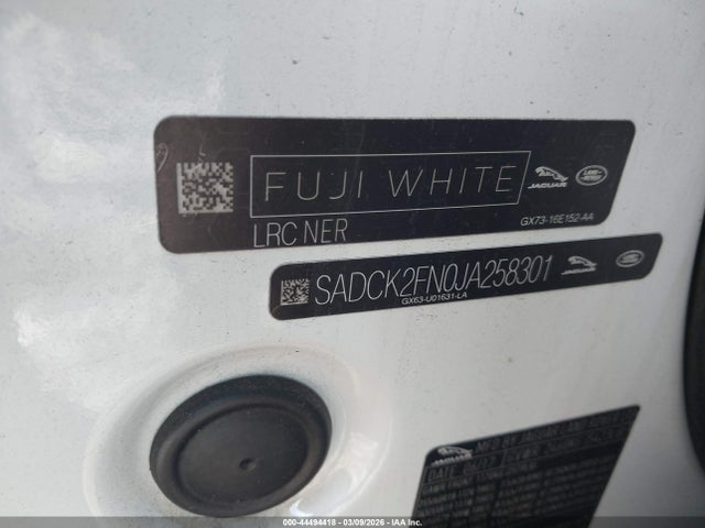 2018 JAGUAR F-PACE SADCK2FN0JA258301 Photo 8